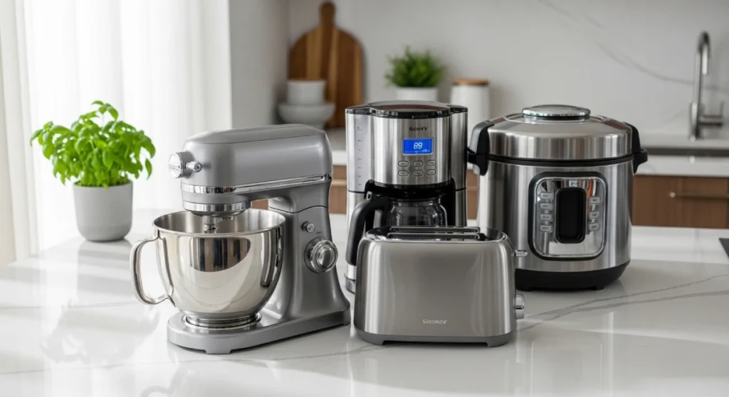 Energieeffiziente Haushaltsgeräte moderne Küche